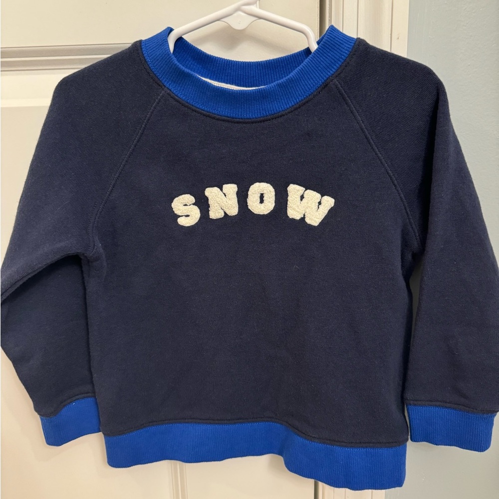 Janie and Jack “snow” sweatshirt 2T